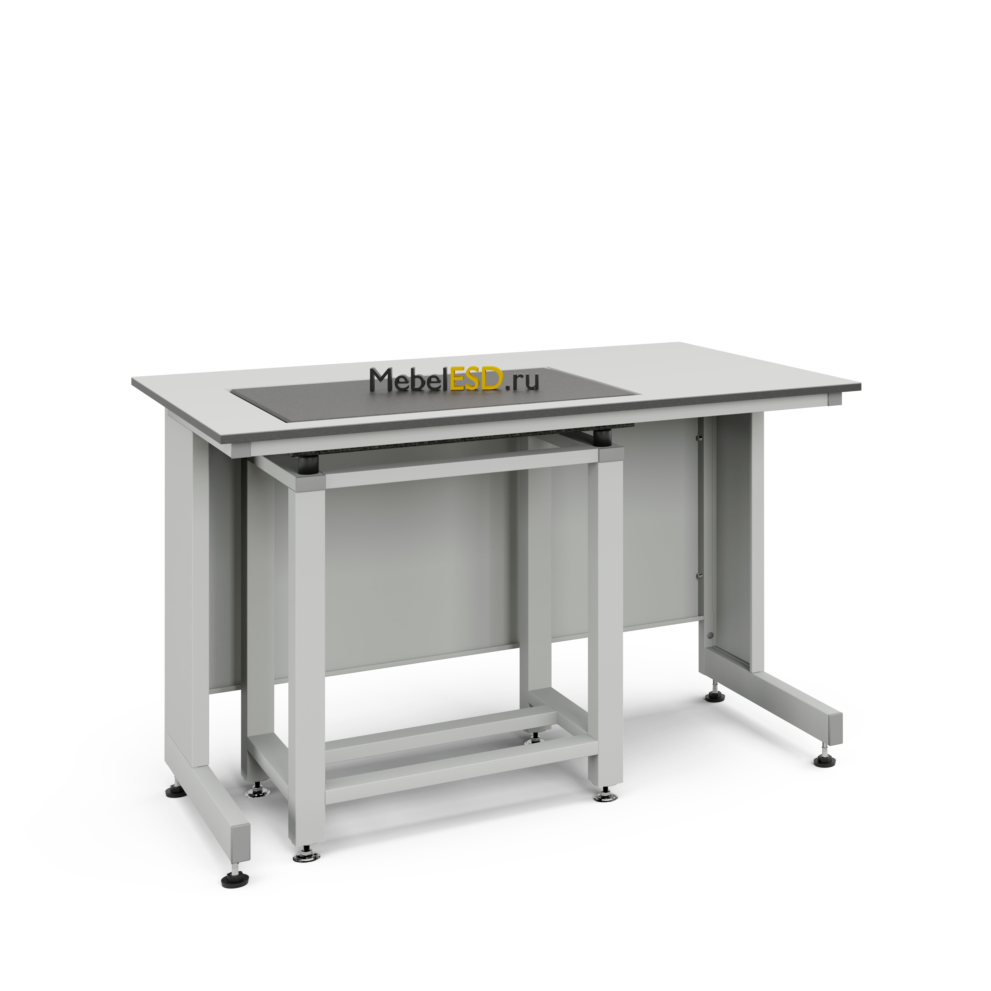 77.0042.10.08Л Стол весовой с приставкой ЭКРОС 1200х800х750 мм, весовой стол слева, раб. поверхность - LABGRADE