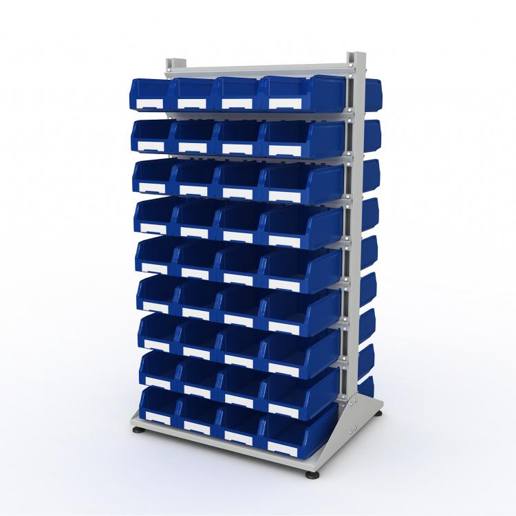 ER-00024043 Стеллаж для пластиковых лотков SORTEX двухсторонний 1800x1000x800.03