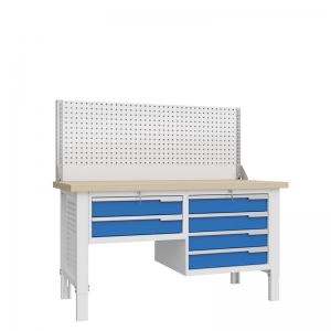 CTR 1602.L14.5-1 Верстак слесарный 1670x1593x743 мм