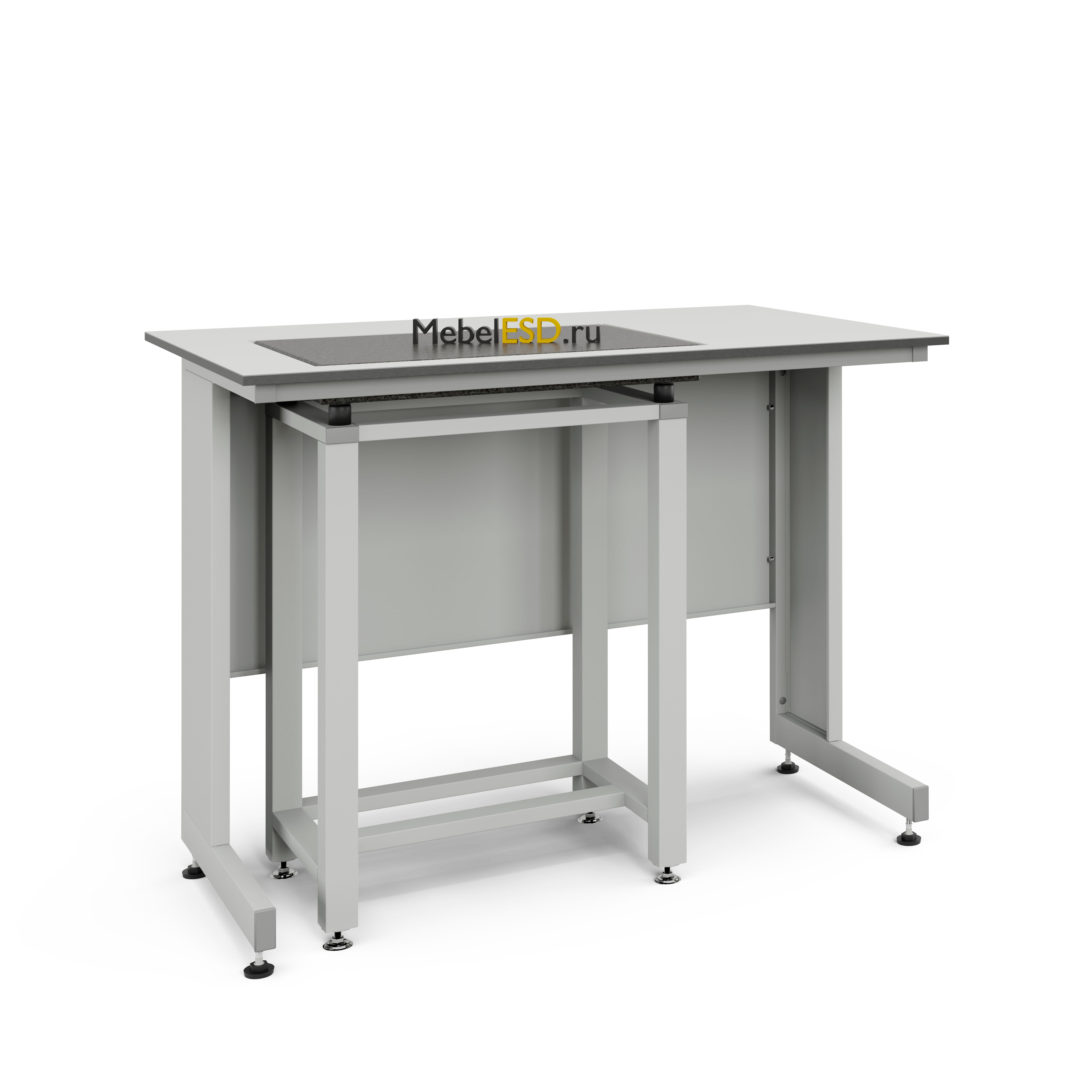 77.0044.10.08Л Стол весовой с приставкой ЭКРОС 1200х800х900 мм, весовой стол слева, раб. поверхность - LABGRADE