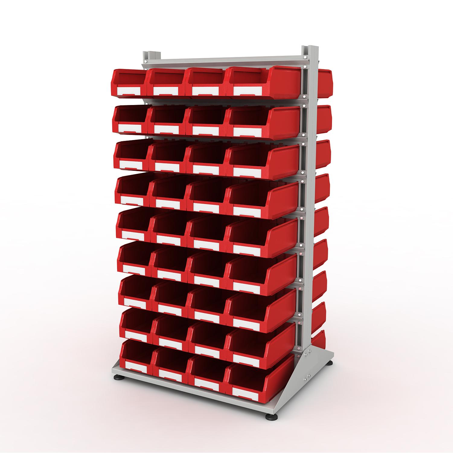 ER-00024043 Стеллаж для пластиковых лотков SORTEX двухсторонний 1800x1000x800.03