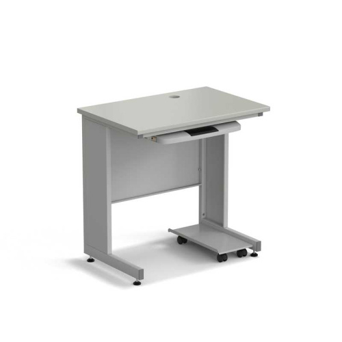 77.0179.10.14 Стол компьютерный ЭКРОС 900х600х900 мм, раб. поверхность - ЛАМИНАТ СЕРЫЙ
